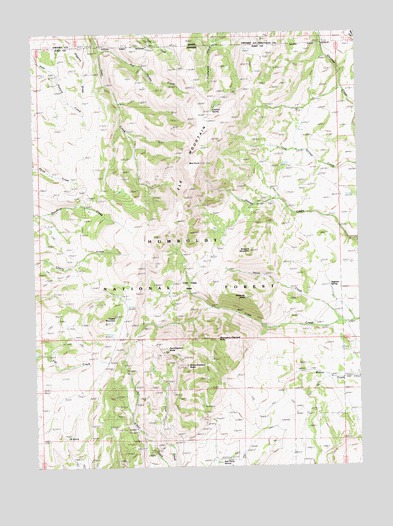 Elk Mountain, NV USGS Topographic Map