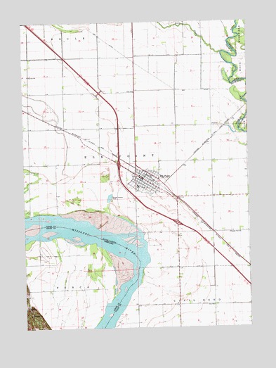 Elk Point, SD USGS Topographic Map