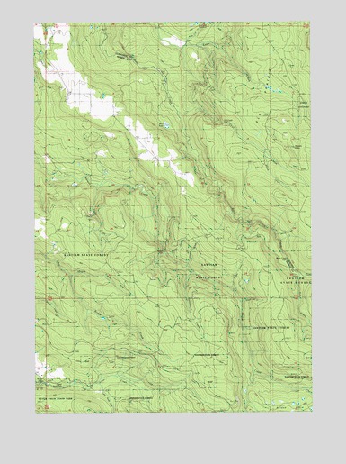 Elk Prairie, OR USGS Topographic Map