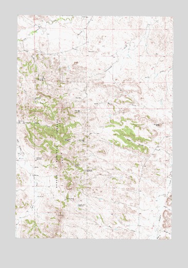 Elk Ridge, MT USGS Topographic Map