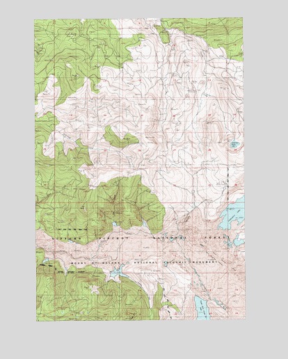 Elk Rock, WA USGS Topographic Map