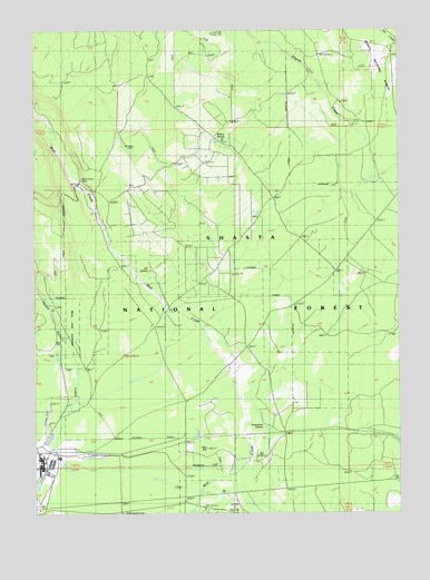 Elk Spring, CA USGS Topographic Map