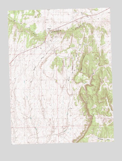 Elk Springs, CO USGS Topographic Map