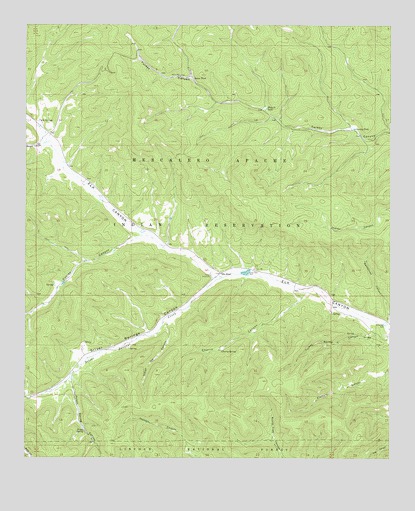 Elk-Silver, NM USGS Topographic Map