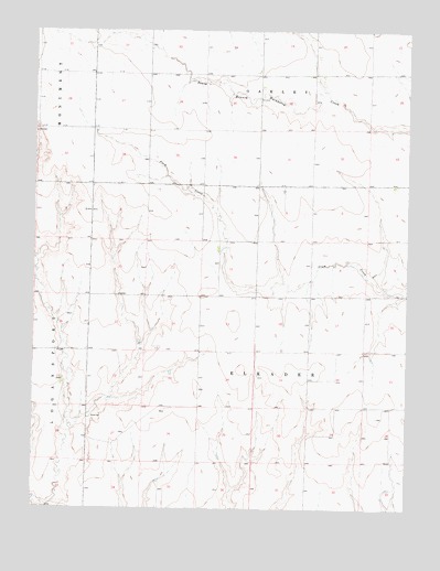 Elkader NW, KS USGS Topographic Map