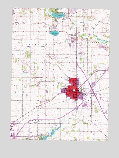 Elkhorn, WI USGS Topographic Map