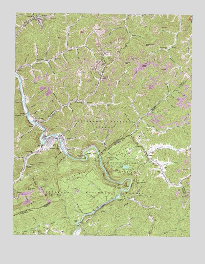 Elkhorn City, KY USGS Topographic Map