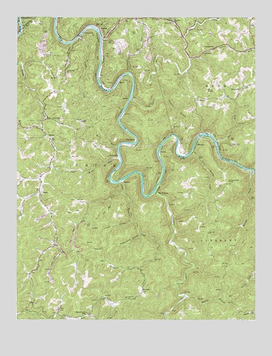 Elkhurst, WV USGS Topographic Map