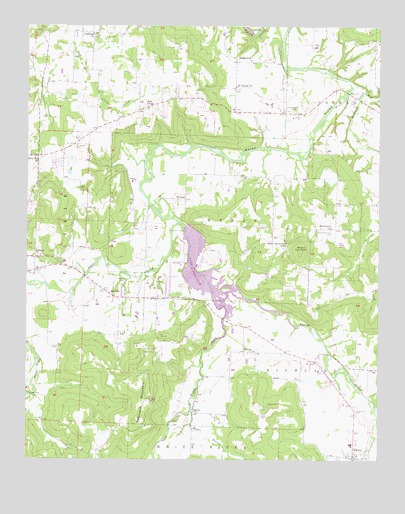 Elkins, AR USGS Topographic Map