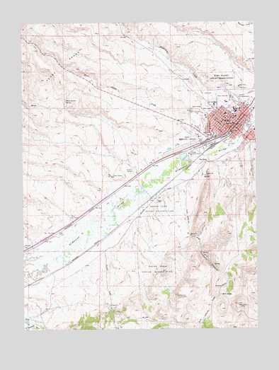 Elko West, NV USGS Topographic Map