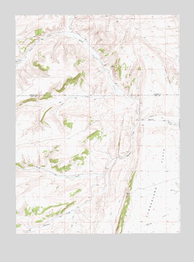 Elkol SW, WY USGS Topographic Map