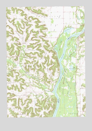 Ella, WI USGS Topographic Map