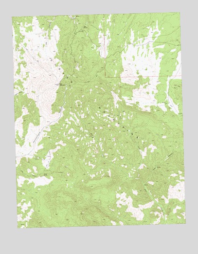 Ella Mountain, NV USGS Topographic Map
