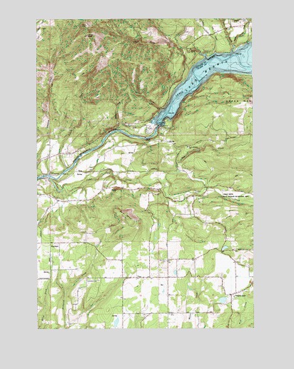 Ariel, WA USGS Topographic Map