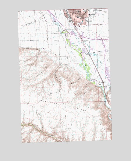 Ellensburg South, WA USGS Topographic Map