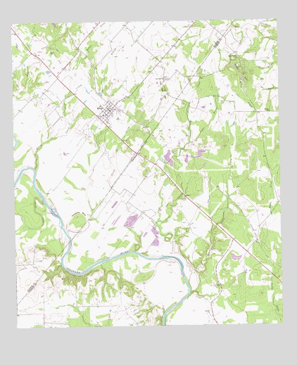 Ellinger, TX USGS Topographic Map