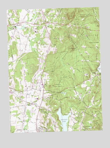 Ellington, CT USGS Topographic Map