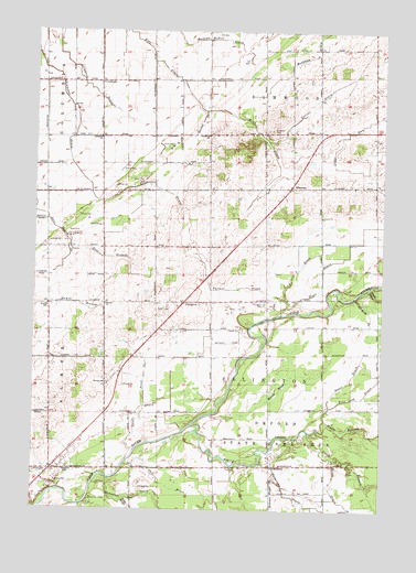 Ellington, MI USGS Topographic Map