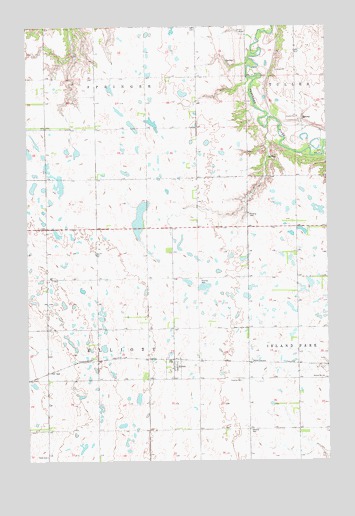 Elliott, ND USGS Topographic Map