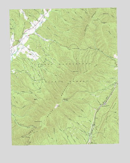 Elliott Knob, VA USGS Topographic Map