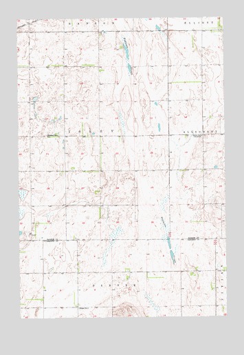 Elliott SW, ND USGS Topographic Map