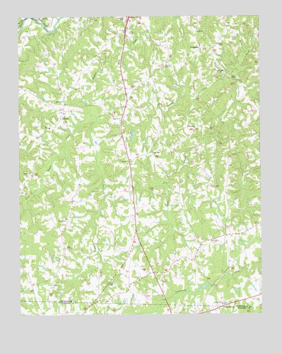 Ellisboro, NC USGS Topographic Map