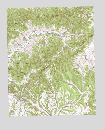 Ellisburg, KY USGS Topographic Map