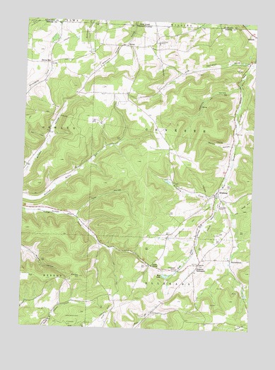 Ellisburg, PA USGS Topographic Map