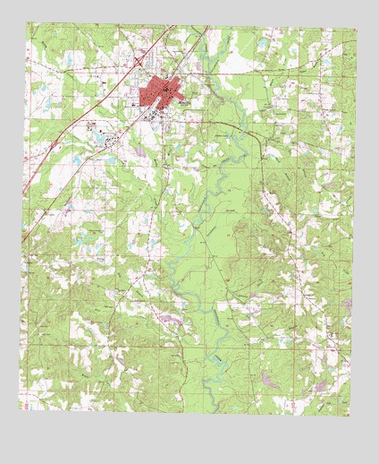 Ellisville, MS USGS Topographic Map