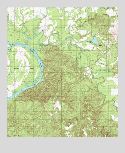 Elm Bluff, AL USGS Topographic Map
