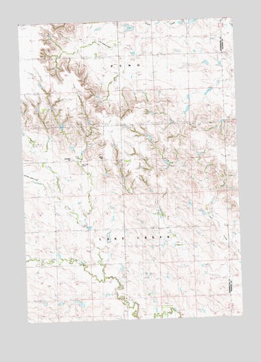Elm Creek Ranch, SD USGS Topographic Map