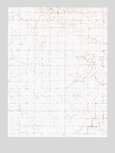 Elm Creek SE, NE USGS Topographic Map