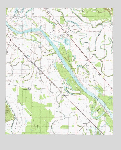 Elm Grove, LA USGS Topographic Map