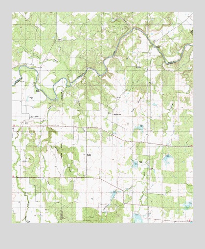 Elm Grove, TX USGS Topographic Map