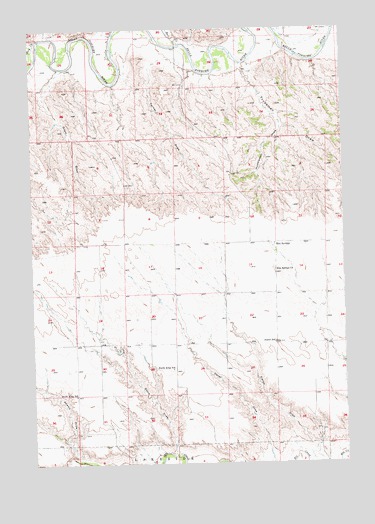 Elm Springs, SD USGS Topographic Map