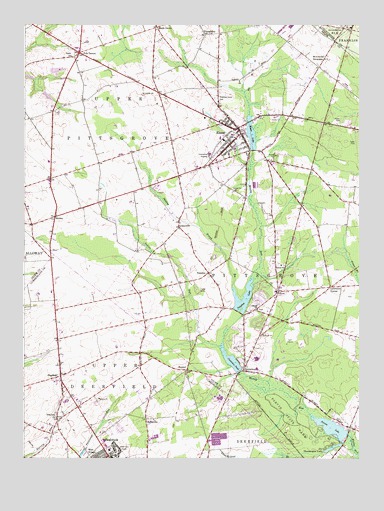 Elmer, NJ USGS Topographic Map