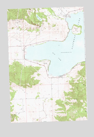 Elmo, MT USGS Topographic Map