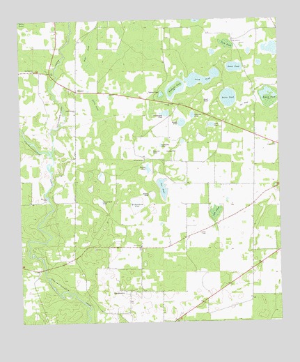 Elmodel, GA USGS Topographic Map