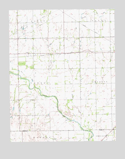 Adams, KS USGS Topographic Map