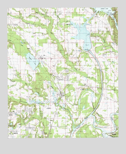 Elmore, AL USGS Topographic Map