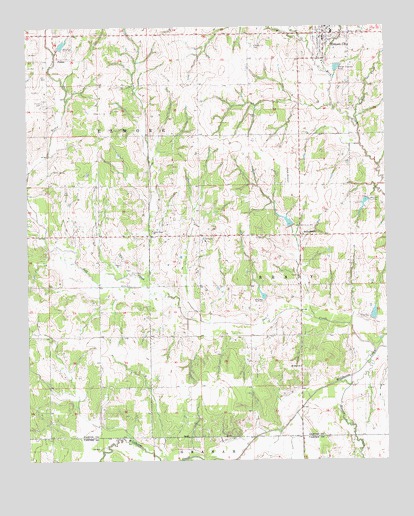 Elmore City South, OK USGS Topographic Map