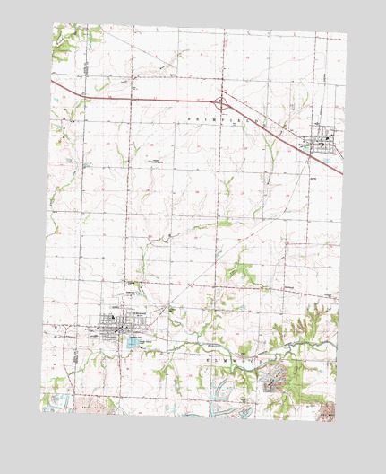 Elmwood, IL USGS Topographic Map