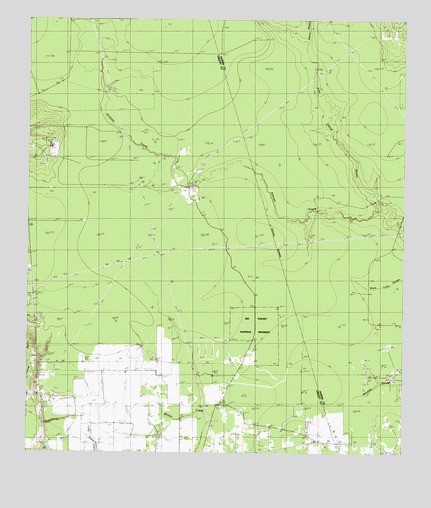 Arizona Creek, TX USGS Topographic Map