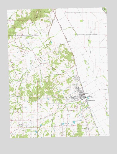 Elsberry, MO USGS Topographic Map