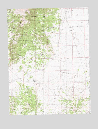 Arizona Spring, NV USGS Topographic Map