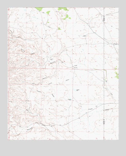 Elsie Canyon, NM USGS Topographic Map