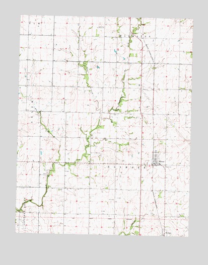Elsmore, KS USGS Topographic Map