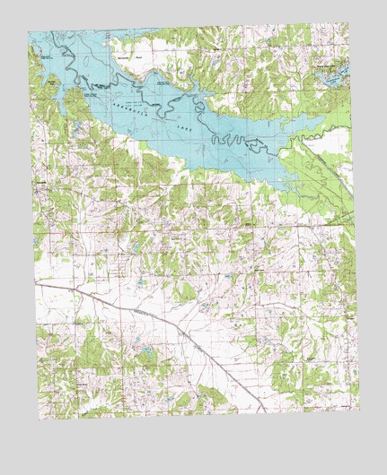Arkabutla East, MS USGS Topographic Map