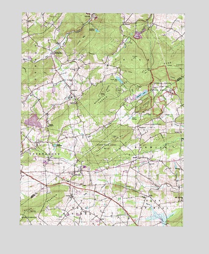 Elverson, PA USGS Topographic Map