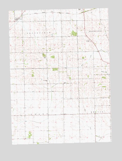 Elwood, IA USGS Topographic Map